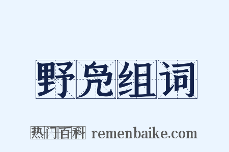 野凫组词是什么意思的图片